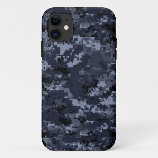 米国軍隊ブルーカモフラージュ Case-Mate iPhoneケース (裏面)