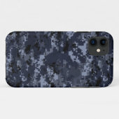 米国軍隊ブルーカモフラージュ Case-Mate iPhoneケース (裏面(横))