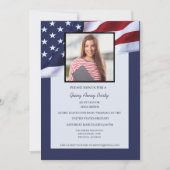 米国軍隊ブートキャンプゴー遠くにパーティの招待状 招待状 (正面)