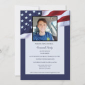 米国軍隊ブートキャンプゴー遠くにパーティの招待状 招待状 (正面)