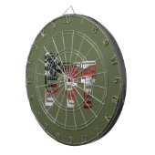 米国軍隊プライベート ダーツボード (正面右)
