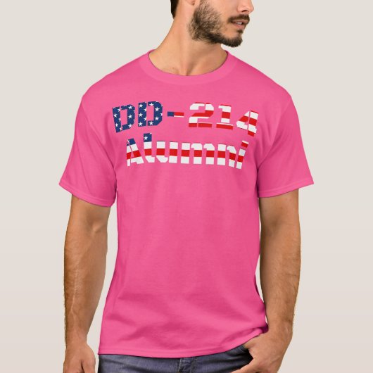 米国軍隊ベットアメリカ国旗Dd214 Tシャツ (正面)