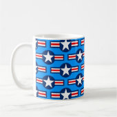 米国軍隊ルンデル – 青 コーヒーマグカップ (左)