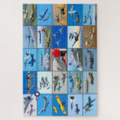 米国軍隊レガシー航空機「モンタージュ」 ジグソーパズル (縦)