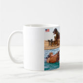 米国軍隊作業犬 コーヒーマグカップ (左)