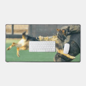 米国軍隊作業犬 デスクマット (キーボード&マウス)
