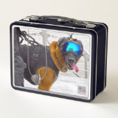 米国軍隊作業犬 メタルランチボックス (裏面)