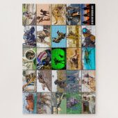 米国軍隊作業犬「モンタージュ」 ジグソーパズル (縦)