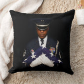 米国軍隊兵士アメリカ国旗のメモリアル枕 クッション (ブランケット)