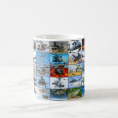 米国軍隊回転翼航空機「モンタージュ」 コーヒーマグカップ (中央)