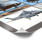 米国軍隊回転翼航空機「モンタージュ」 ポスター (コーナー)