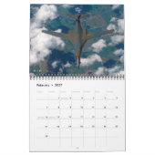 米国軍隊航空 カレンダー (2月 2027)