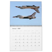 米国軍隊航空 カレンダー (1月 2027)