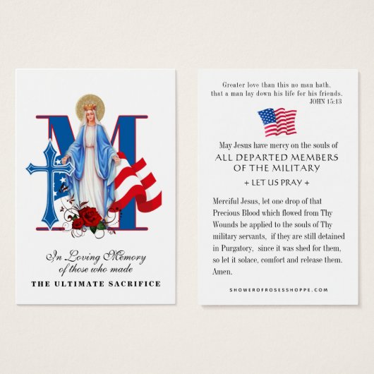 米国軍隊記念祭宗教団体 (正面&裏面)