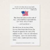 米国軍隊記念祭宗教団体 (裏面)