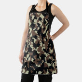 米国軍隊迷彩グリーン迷彩柄シームレスパターン エプロン (インサイチュ)