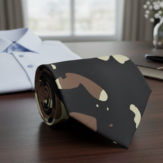 米国軍隊迷彩グリーン迷彩柄シームレスパターン ネクタイ