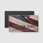 米国軍隊退役軍人愛国国旗ありがとう (正面/裏面)