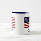 米国軍隊退役軍人 ツートーンマグカップ (中央)