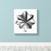 米国軍隊階級 – 中佐 キャンバスプリント (インサイチュ (ウッドフロア))