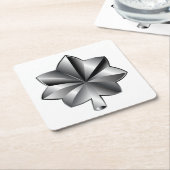 米国軍隊階級 – 中佐 スクエアペーパーコースター (アングル)