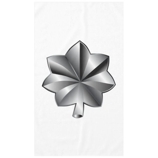 米国軍隊階級 – 中佐 テーブルクロス (正面)