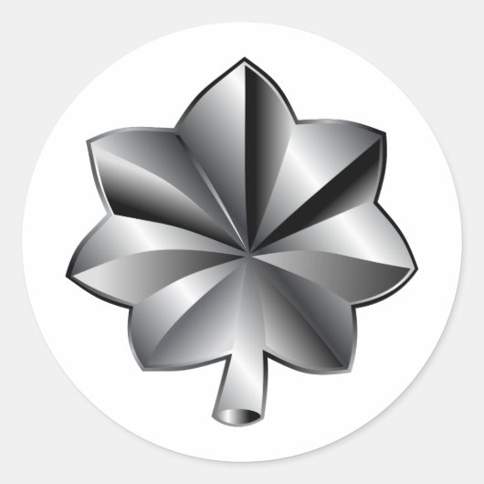 米国軍隊階級 – 中佐 ラウンドシール (正面)