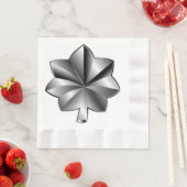 米国軍隊階級 – 中佐 縁ありランチョンナプキン (インサイチュ)