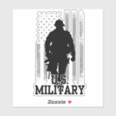 米国軍隊 シール (シート)