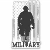 米国軍隊 シール (正面)