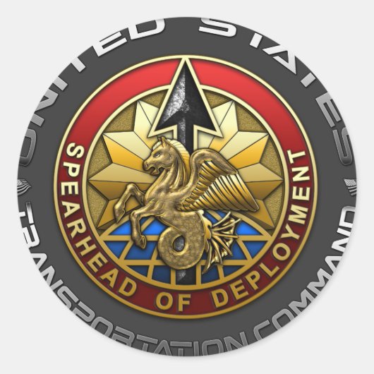 米国輸送部隊 ラウンドシール (正面)