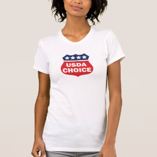 米国農務省の上の上等肉 Tシャツ
