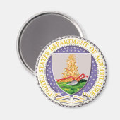米国農務省シール マグネット (正面/裏面)