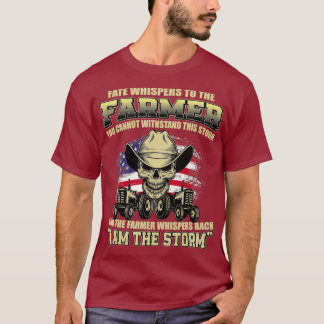 米国農家ギフトトラクター家畜協会 Tシャツ
