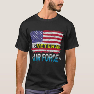 米国退役軍人デーギフト-米国空軍退役軍人 Tシャツ