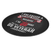 米国退役軍人ユーモア退職した兵士 カッティングボード (角)