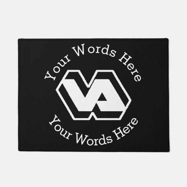 米国退役軍人管理カスタムドアマット ドアマット (正面)