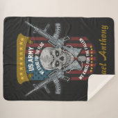 米国退役軍人 シェルパブランケット (正面(横))