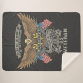 米国退役軍人 シェルパブランケット (正面(横))