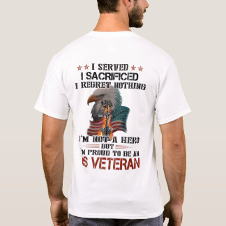 米国退役軍人、私は犠牲になった Tシャツ
