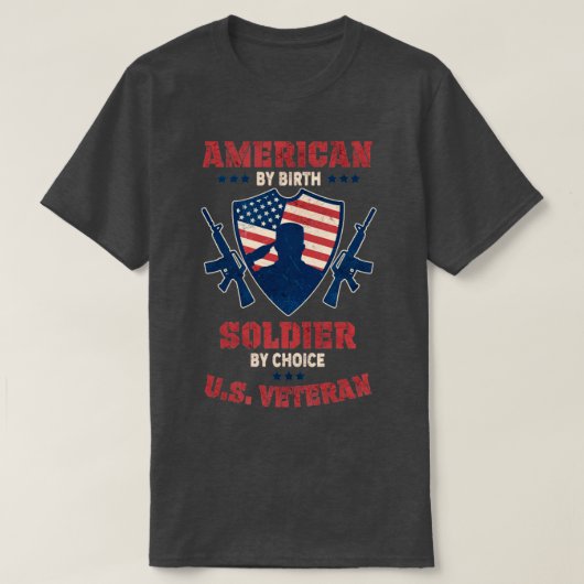 米国退役軍人Tシャツ Tシャツ (デザイン正面)