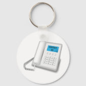 米国連絡電話 キーホルダー (正面)