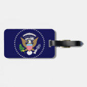 米国連邦国旗 ラゲッジタグ (裏面横)