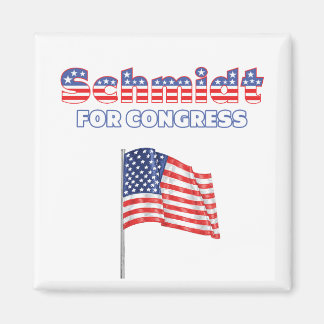 米国連邦議会の愛国的な米国国旗にシュミット マグネット