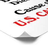 米国連邦議会暴動:共和党パーティーの死因 ポスター (角)