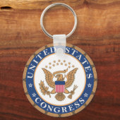米国連邦議会裁判所の封印 キーホルダー (正面)