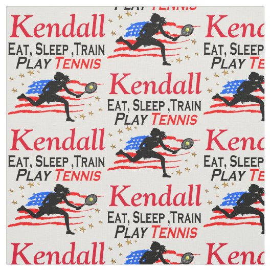 米国遊テニパーソナライズされたス織物 ファブリック (見本)