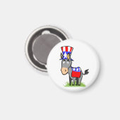 米国選挙民主化党の磁石 マグネット (正面/裏面)