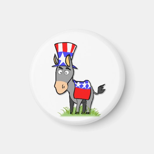 米国選挙民主化党の磁石 マグネット (正面)