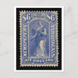 米国郵便切手$6 （新聞雑誌用） ポストカード